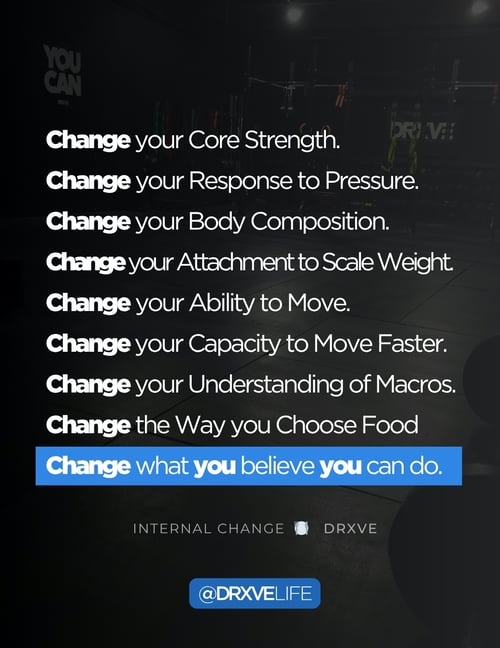 INTERNAL CHANGE - DRXVE INTERNAL CHANGE - DRXVE