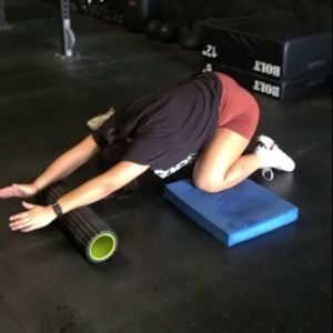 Recovery Stretch Airex Pad_home equipment - eatpacks - pasadena tx drxve