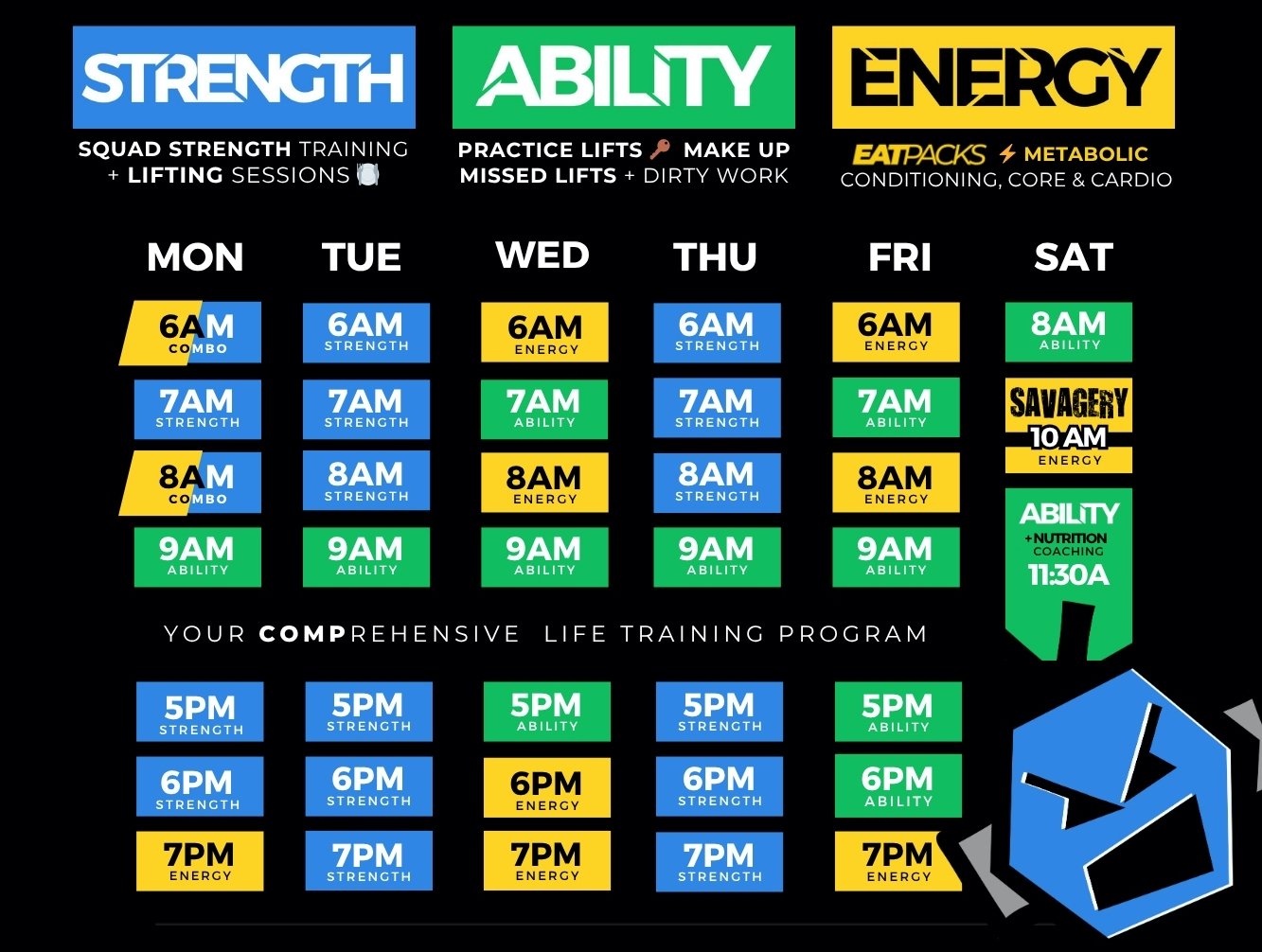 SCHEDULE DRXVE GO30 - WINTER 2025 ALL