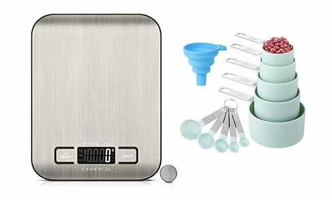 digital-food-scale-and-measuring-spoons