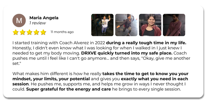 Angela - DRXVE Training Review -