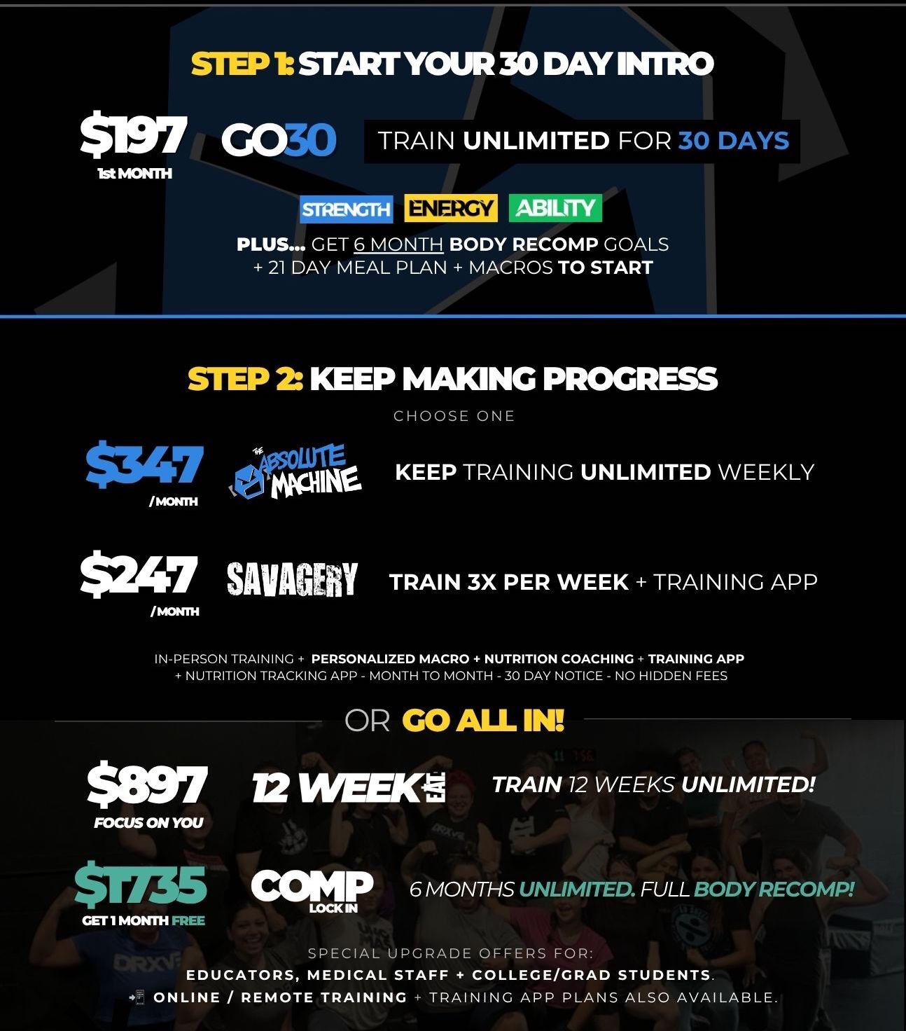 DRXVE TRAINING RATES cropped - PASADENA TX - START TRAINING DRXVE TRAINING RATES cropped - PASADENA TX - START TRAINING