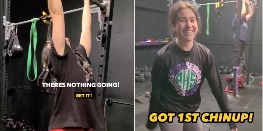 ZEIDA'S FIRST CHINUP